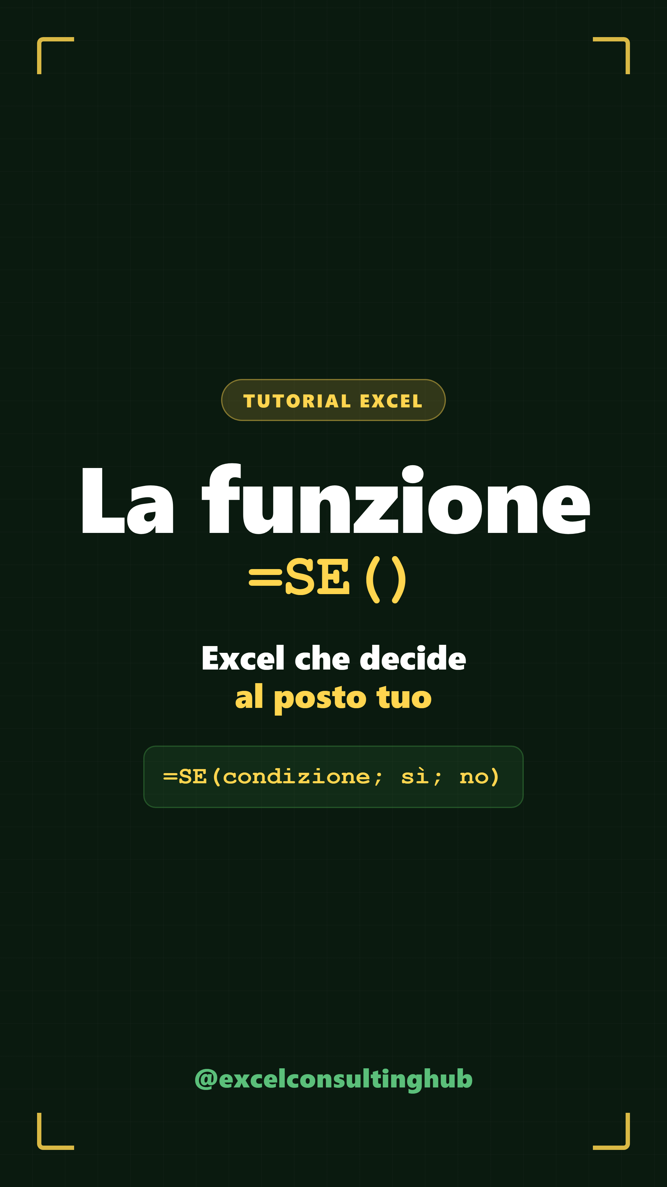 Reel ECH: la funzione SE
